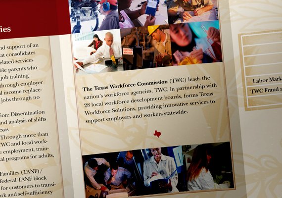 Brochure handout design and production for the TWC conference.