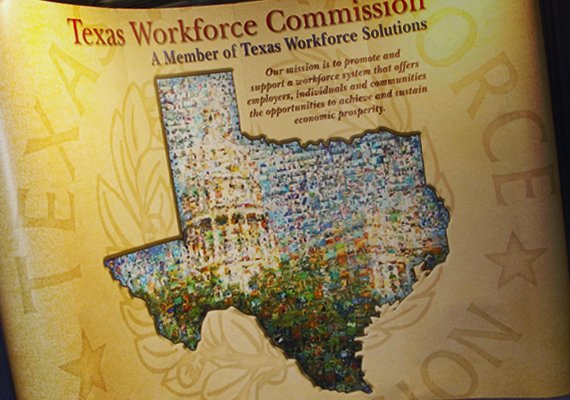 TWC's conference booth on stage.